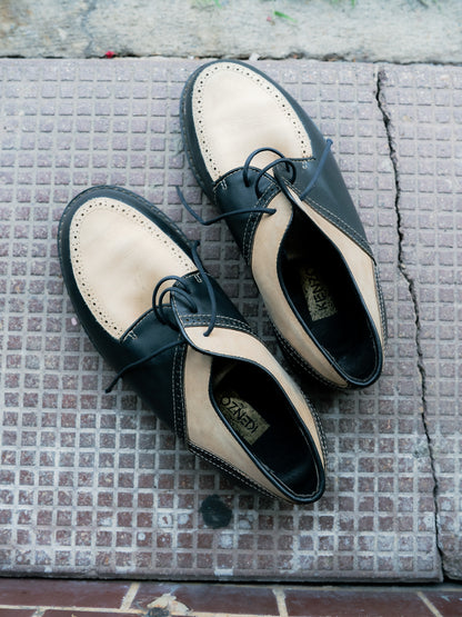 "KENZO" Two-Tone Leather Shoes
