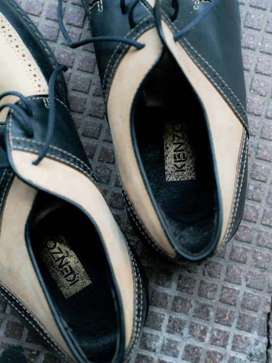"KENZO" Two-Tone Leather Shoes