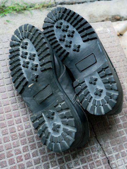 "KENZO" Two-Tone Leather Shoes