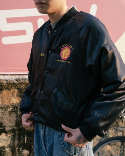 1990s “King Louie” Embroidered Satin Jacket