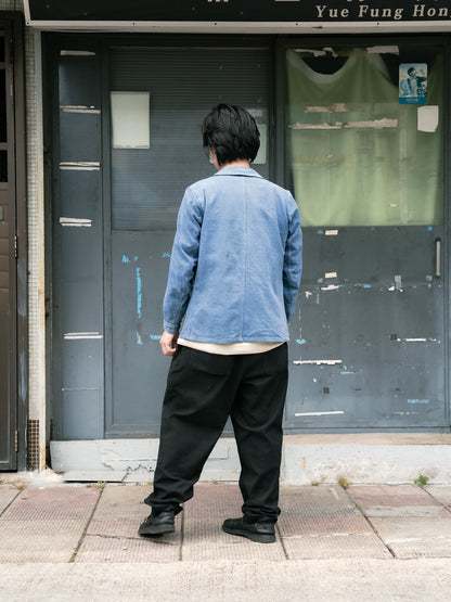 1940s French Indigo Work Jacket