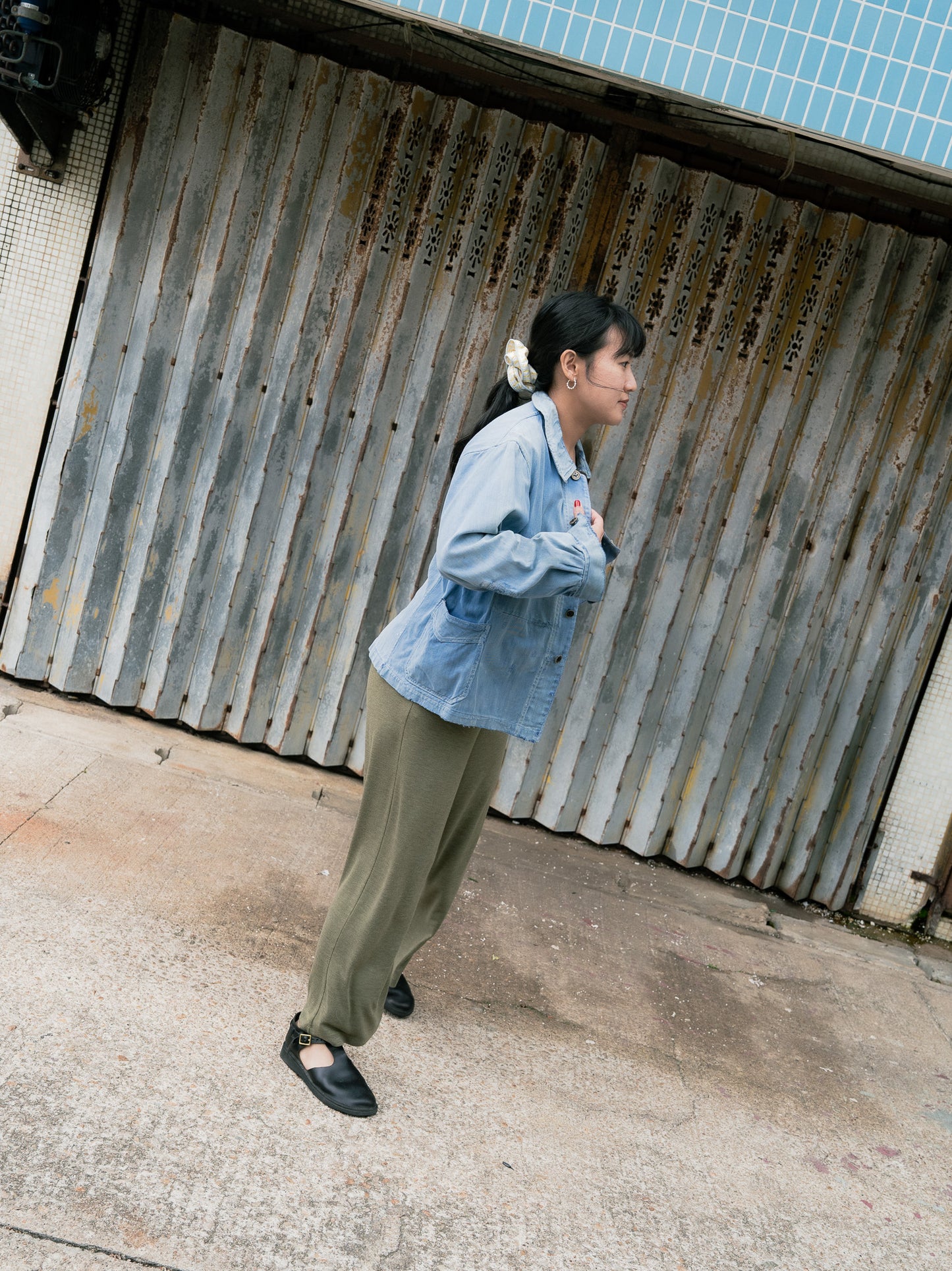 1920-30s French Indigo Cotton Twill Work Jacket