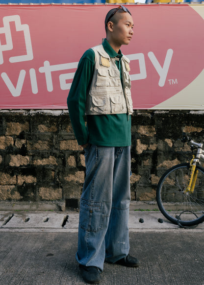 "ELLESSE" Long Sleeve Polo Shirt