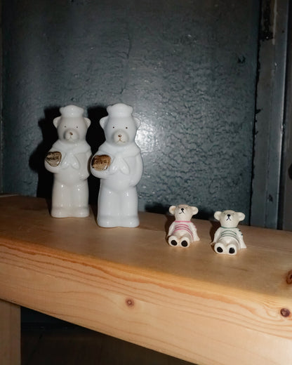 Cookie Bears Pottery Shakers & Chopstick Rests Set - 陶瓷曲奇小熊調味瓶和小熊筷子座套裝