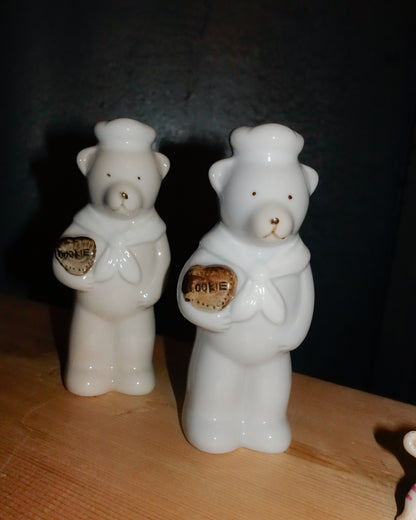 Cookie Bears Pottery Shakers & Chopstick Rests Set - 陶瓷曲奇小熊調味瓶和小熊筷子座套裝