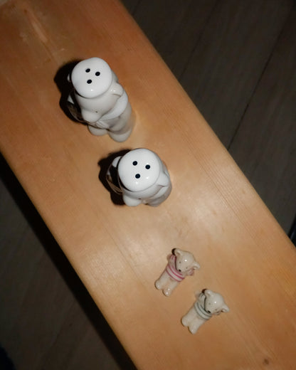 Cookie Bears Pottery Shakers & Chopstick Rests Set - 陶瓷曲奇小熊調味瓶和小熊筷子座套裝