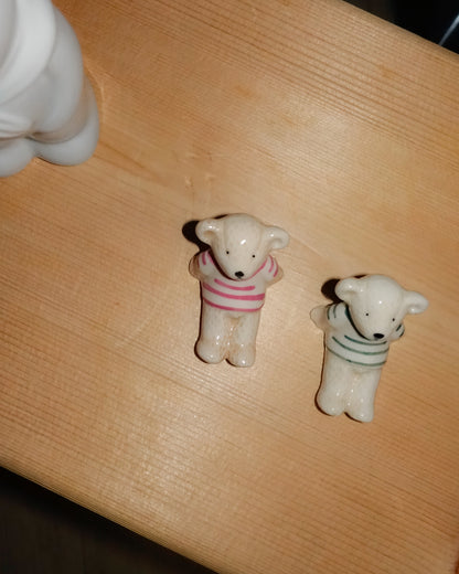 Cookie Bears Pottery Shakers & Chopstick Rests Set - 陶瓷曲奇小熊調味瓶和小熊筷子座套裝