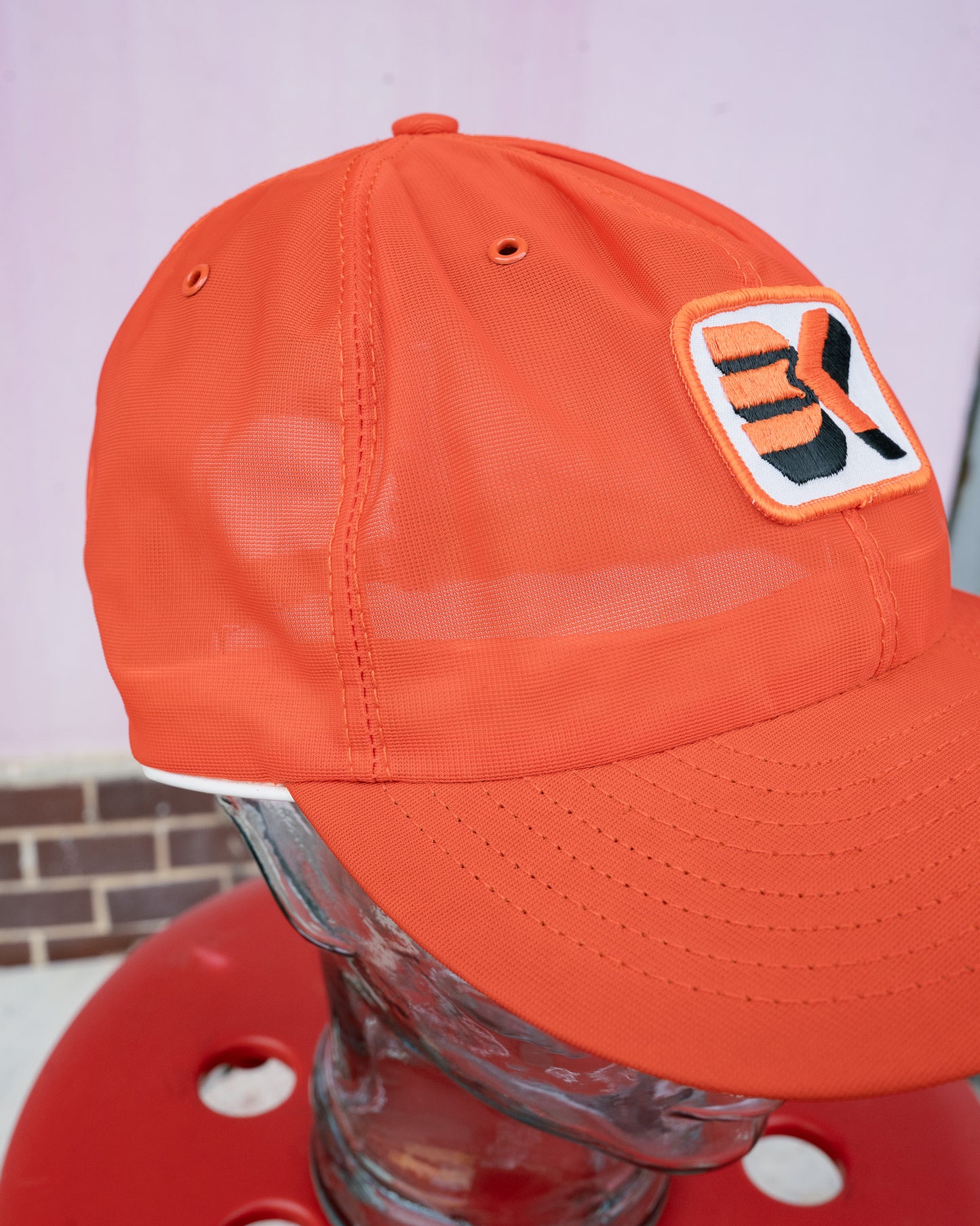 1980s "LOUISVILLE MFG. CO." All-Mesh 6-Panel Cap