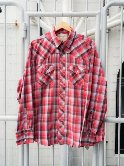 "WRANGLER" Long Sleeves Western Snap Shirt