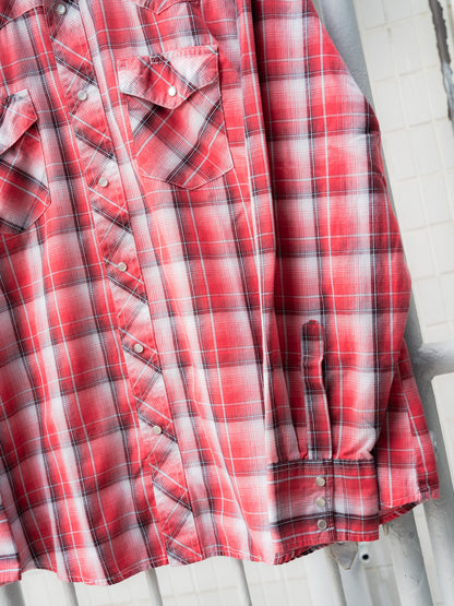 "WRANGLER" Long Sleeves Western Snap Shirt