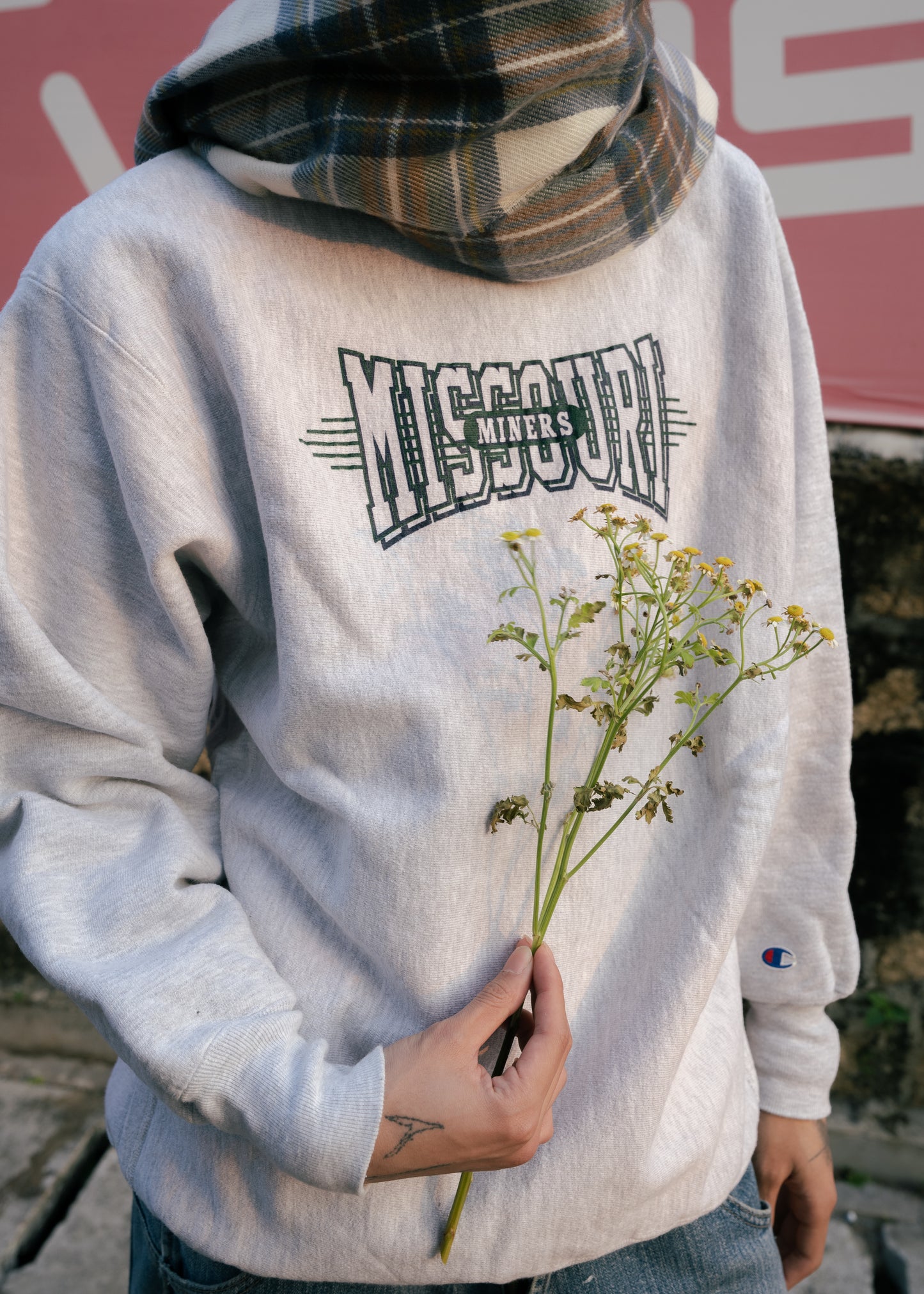 1990s “CHAMPION” MISSOURY MINERS Reverse Weave Sweatshirt