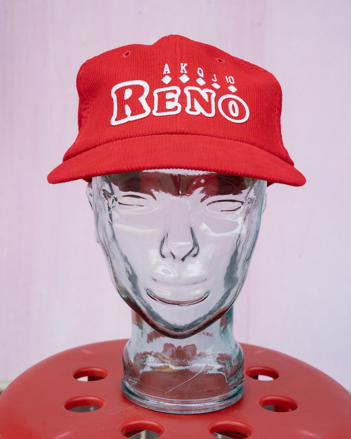 1990s "YUPOONG" RENO Nevada Royal Flush Corduroy Snapback