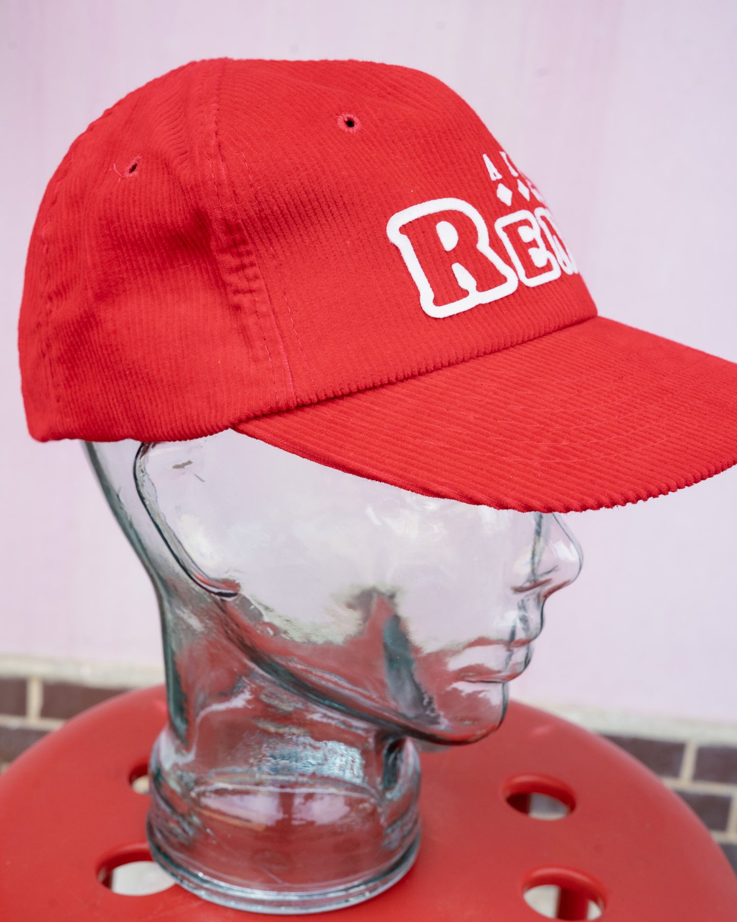 1990s "YUPOONG" RENO Nevada Royal Flush Corduroy Snapback