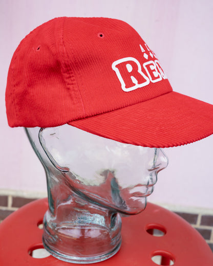 1990s "YUPOONG" RENO Nevada Royal Flush Corduroy Snapback