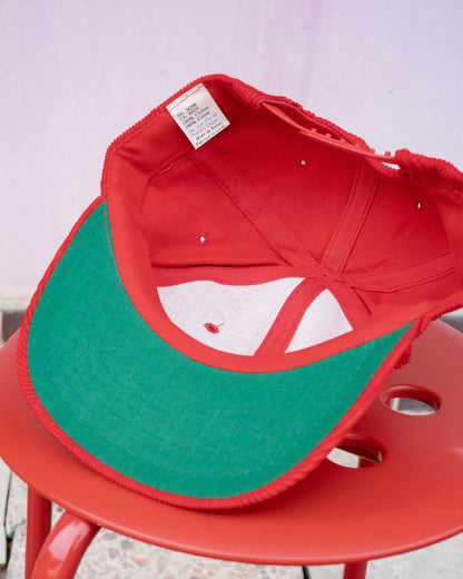 1990s "YUPOONG" RENO Nevada Royal Flush Corduroy Snapback