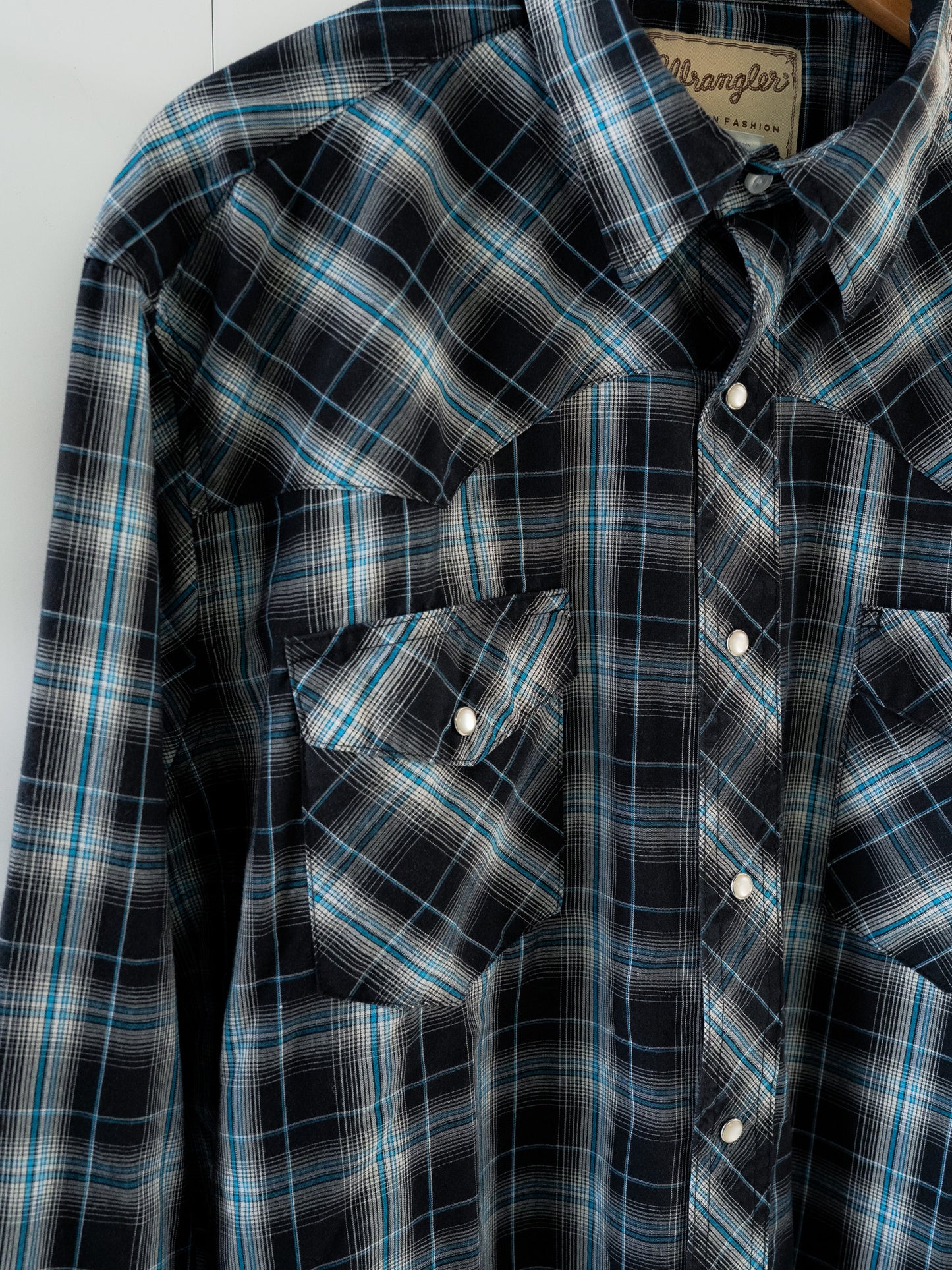 "WRANGLER" Long Sleeves Western Snap Shirt