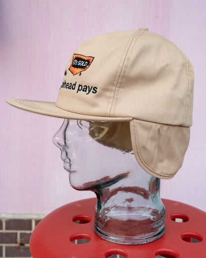 1980s "K-BRAND" ASGROW & O's Gold Seed Co. Flap Cap