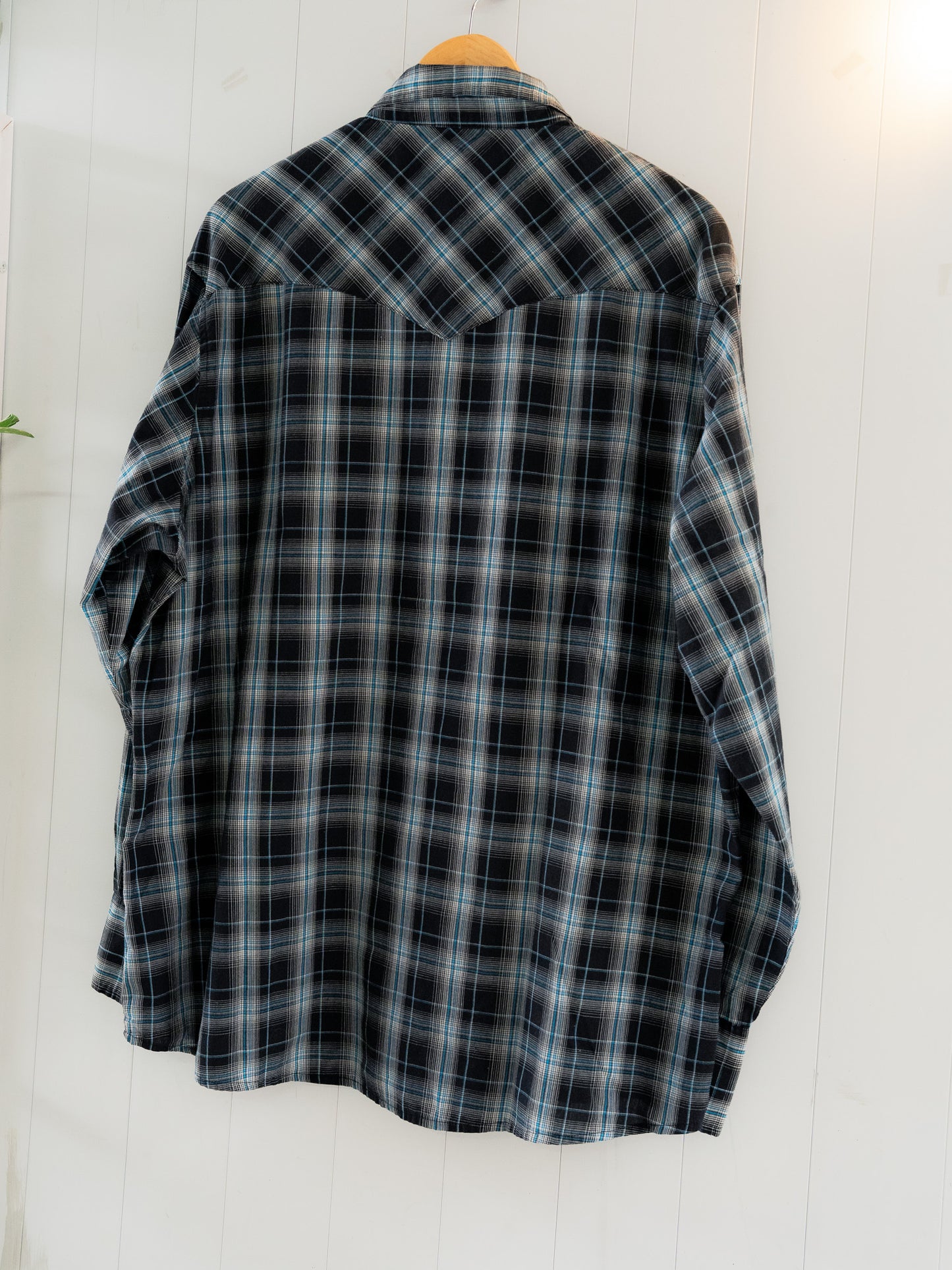 "WRANGLER" Long Sleeves Western Snap Shirt