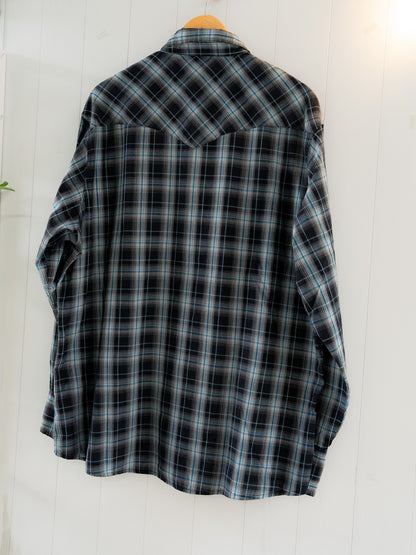 "WRANGLER" Long Sleeves Western Snap Shirt