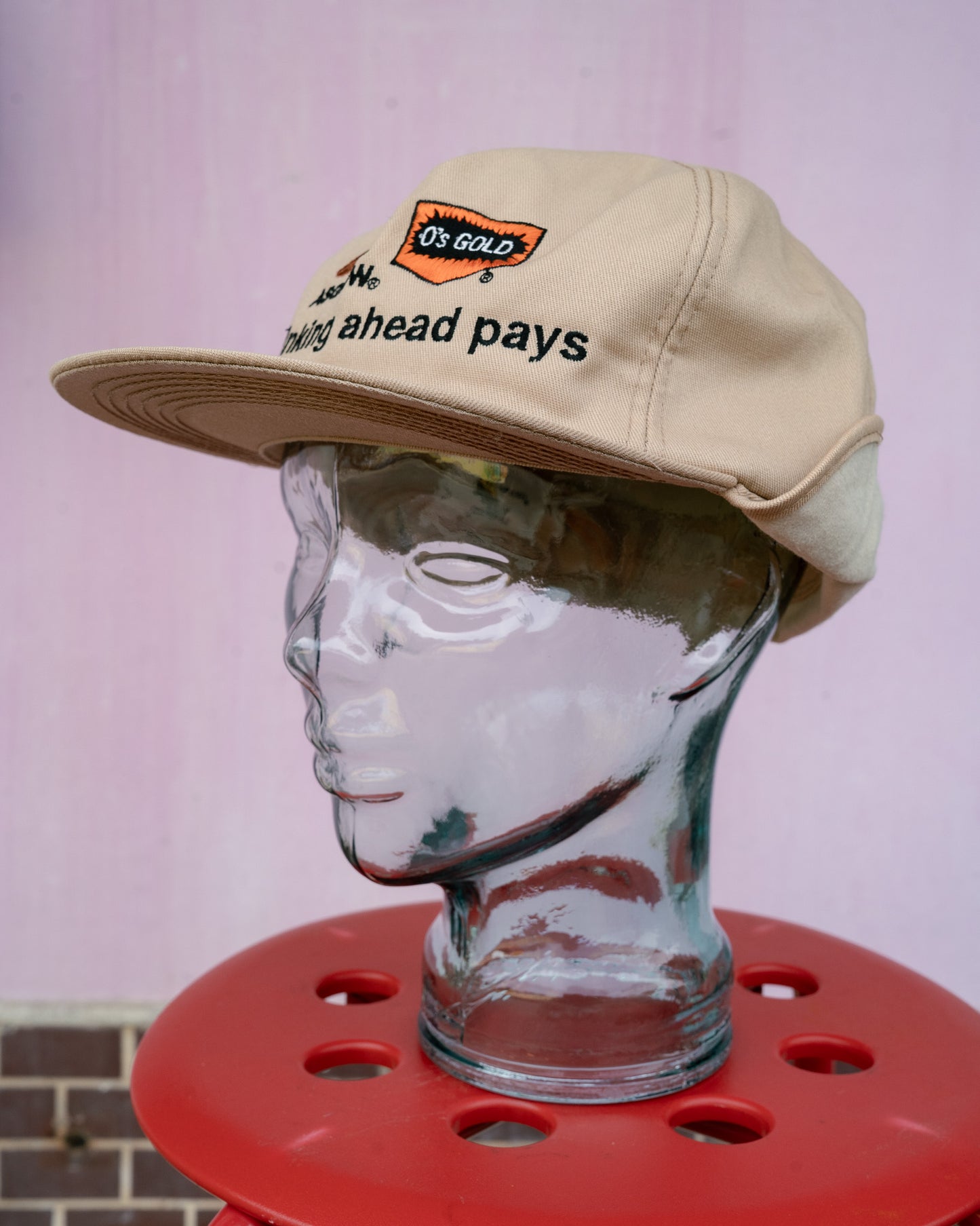 1980s "K-BRAND" ASGROW & O's Gold Seed Co. Flap Cap