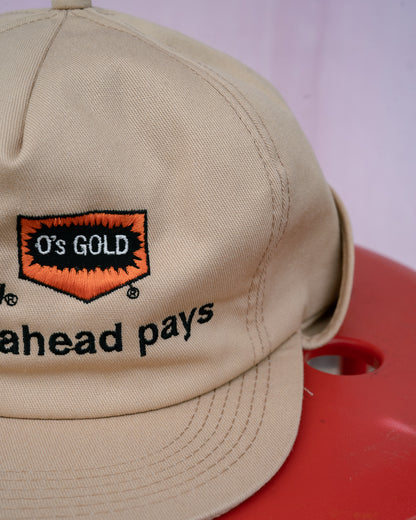 1980s "K-BRAND" ASGROW & O's Gold Seed Co. Flap Cap