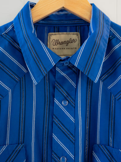 "WRANGLER" Long Sleeves Western Snap Shirt