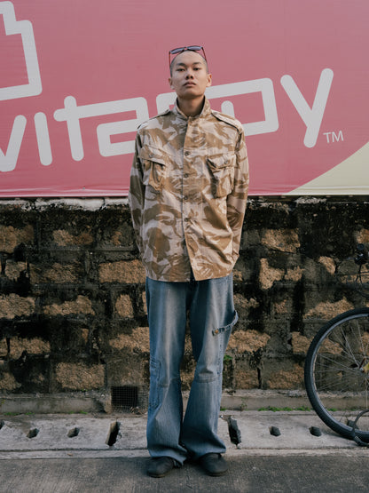 1990s Gulf War British Army Sparse Desert Camo DPM Combat Shirt