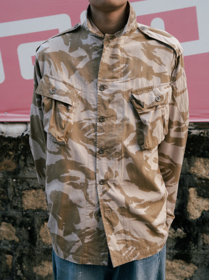 1990s Gulf War British Army Sparse Desert Camo DPM Combat Shirt