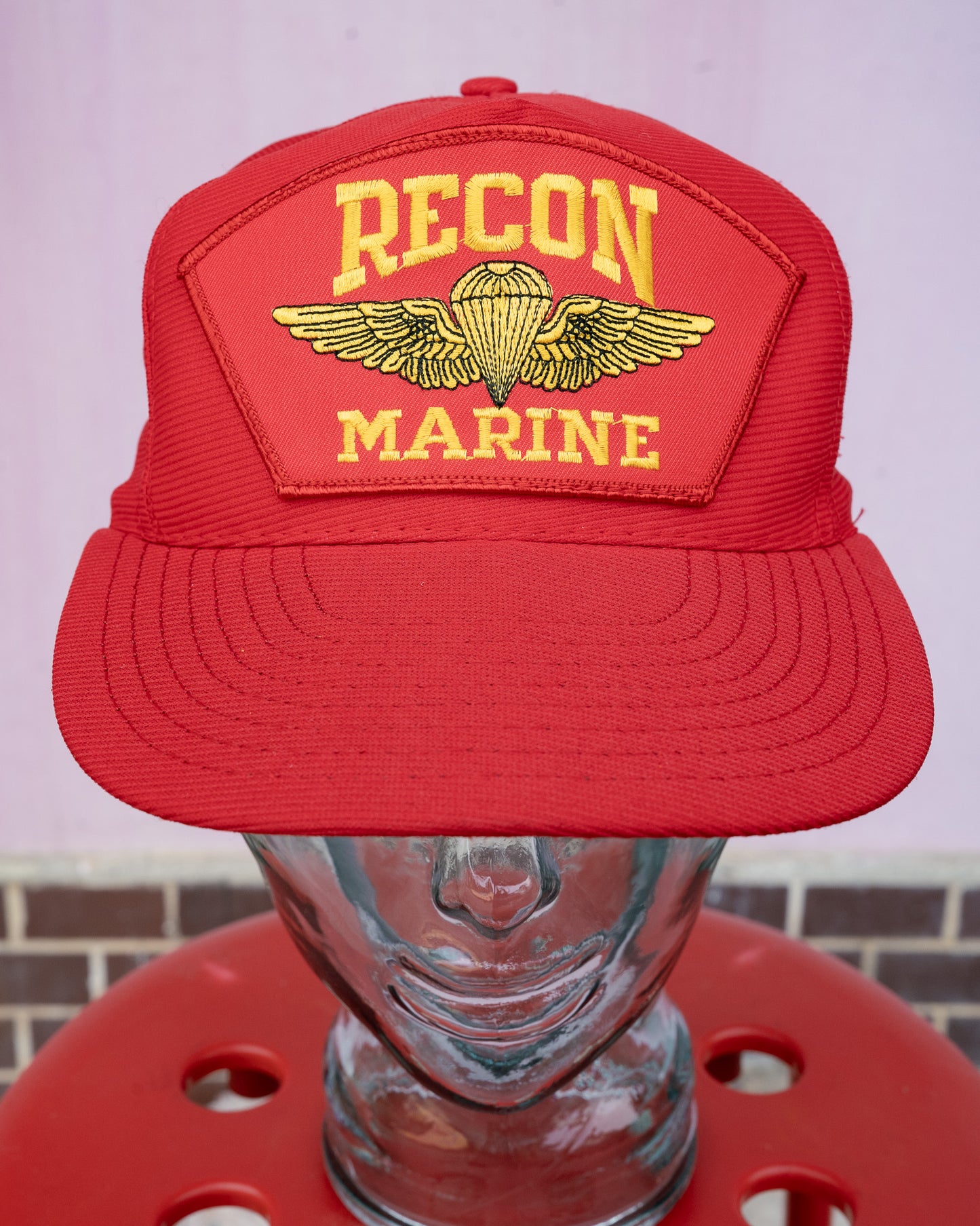 1990s "NORTHSTAR" U.S. Marine Corps RECON Paratrooper Wings Trucker Hat