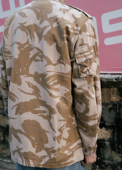 1990s Gulf War British Army Sparse Desert Camo DPM Combat Shirt