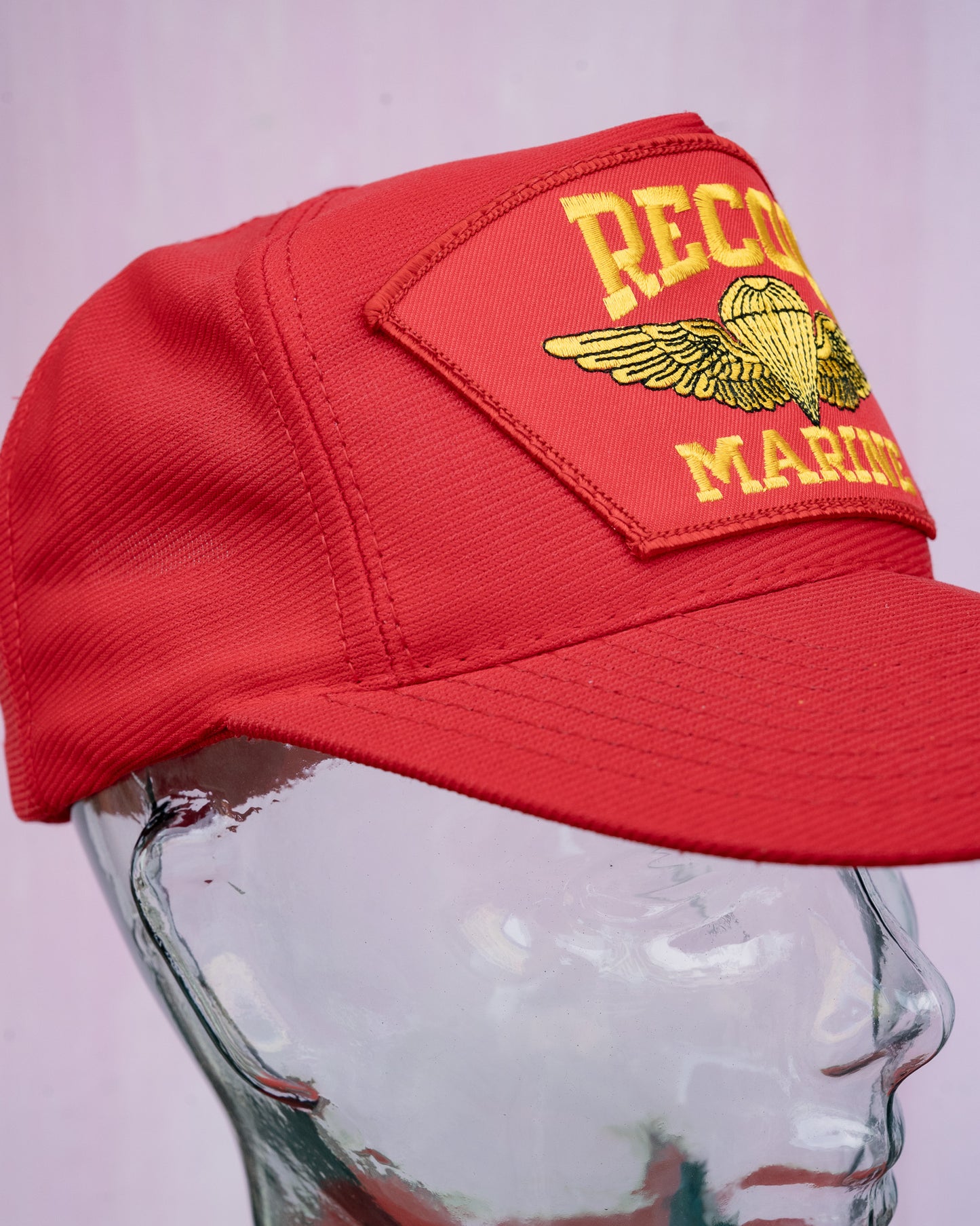 1990s "NORTHSTAR" U.S. Marine Corps RECON Paratrooper Wings Trucker Hat