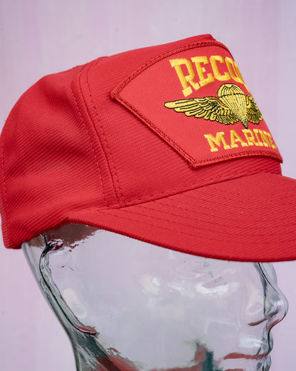 1990s "NORTHSTAR" U.S. Marine Corps RECON Paratrooper Wings Trucker Hat