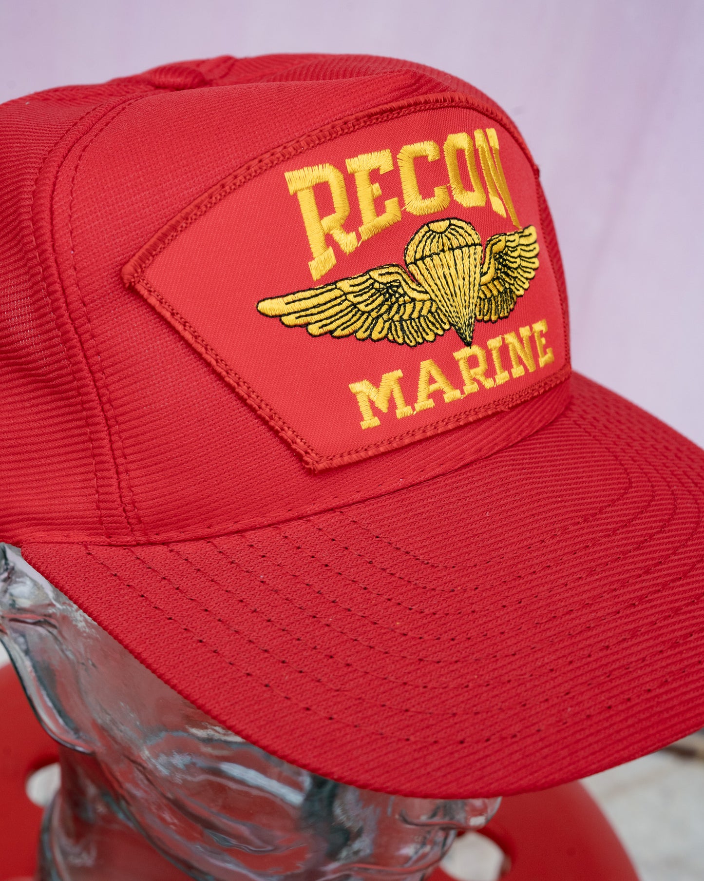 1990s "NORTHSTAR" U.S. Marine Corps RECON Paratrooper Wings Trucker Hat