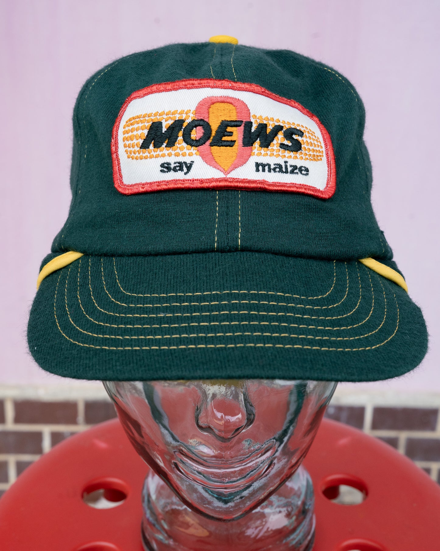 1980s "Swingster“ MOEWS Seed Co. Say Maize Flap Cap