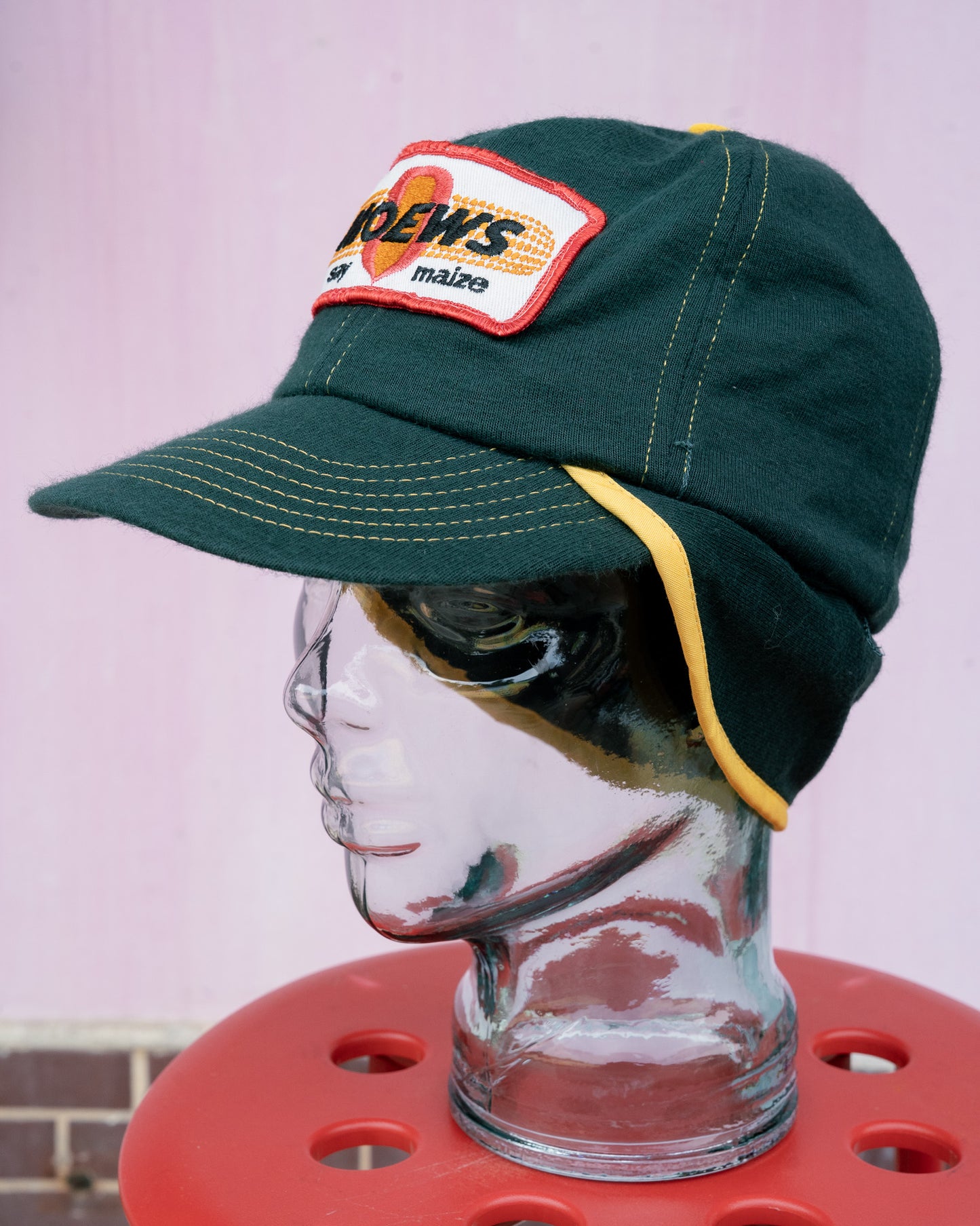 1980s "Swingster“ MOEWS Seed Co. Say Maize Flap Cap