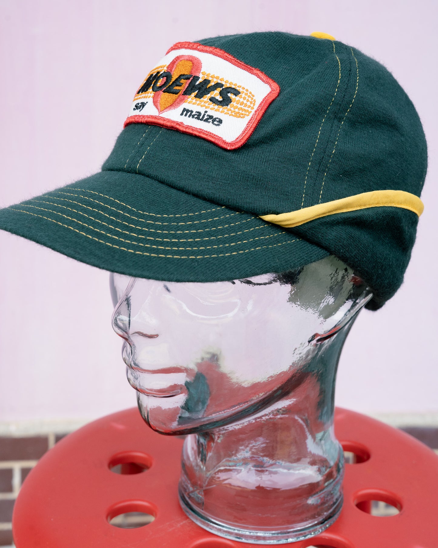 1980s "Swingster“ MOEWS Seed Co. Say Maize Flap Cap