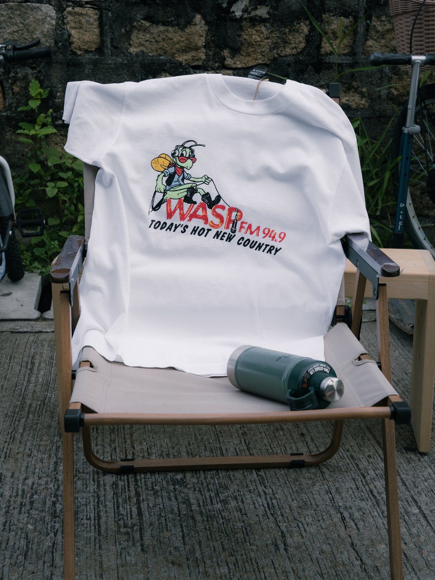 Early 1990‘s ”Fruit Of The Loom - BEST“ WASP FM 94.9 Tee
