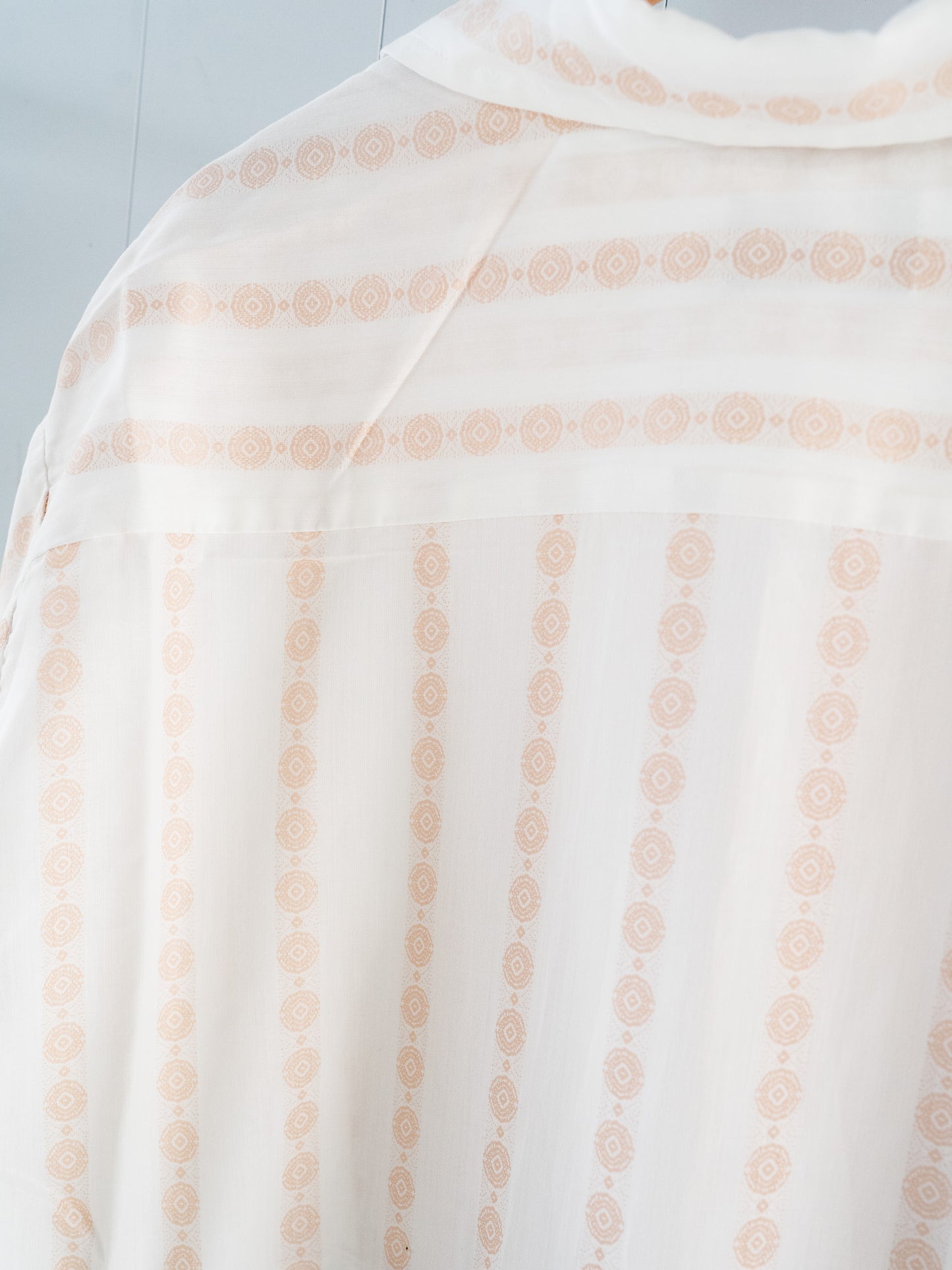 1970s "JCPENNEYS TOWNCRAFT" Loop Collar S/S Shirt