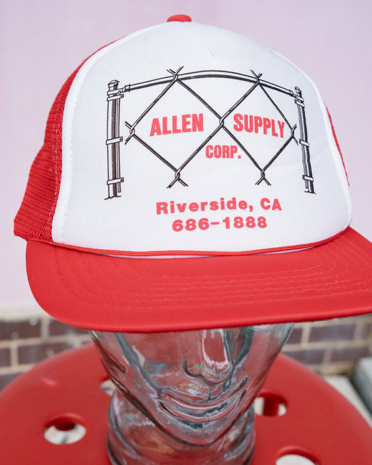 1990s Allen Supply Corp Mesh Back Trucker Hat