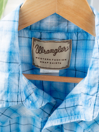 "WRANGLER" Short Sleeves Western Snap Shirt