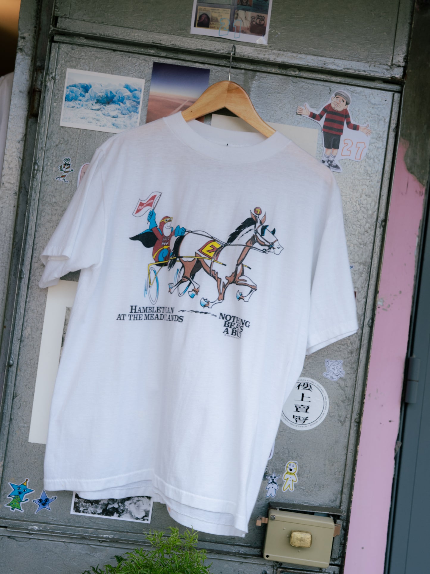 1990s "NATIONAL" Budweiser Riding Horse Tee