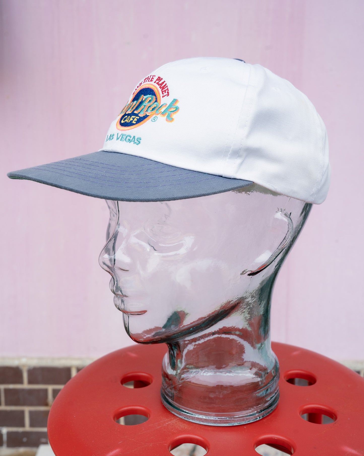 Late 1990s "HARD ROCK CAFE" Save The Planet Las Vegas 6-Panel Cap