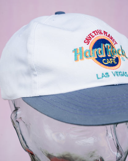Late 1990s "HARD ROCK CAFE" Save The Planet Las Vegas 6-Panel Cap