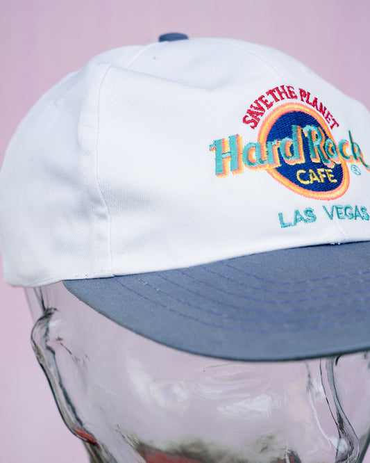 Late 1990s "HARD ROCK CAFE" Las Vegas Save The Planet 6-Panel Cap
