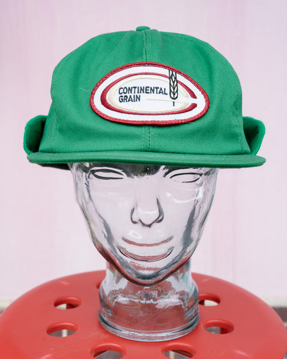 1980s "K-Products" Continental Grain Flap Cap