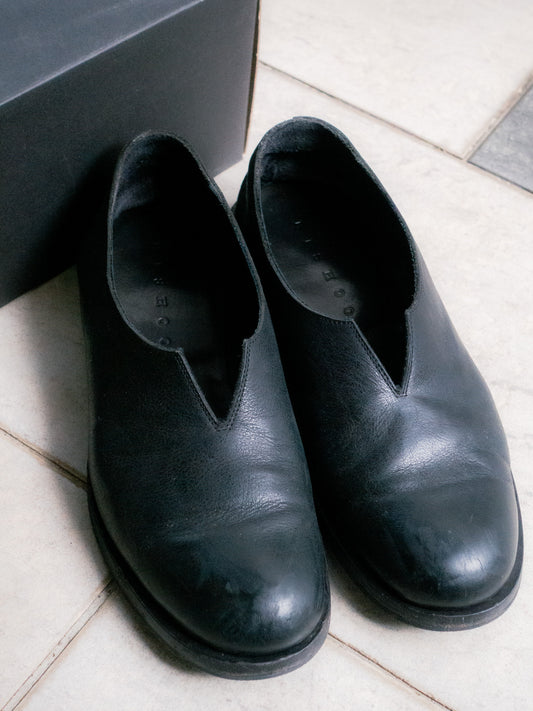 "BISHOOL" Lapel Leather Shoes