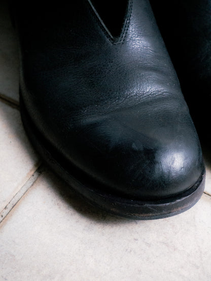 "BISHOOL" Lapel Leather Shoes