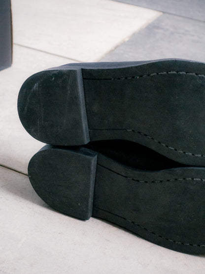 "BISHOOL" Lapel Leather Shoes