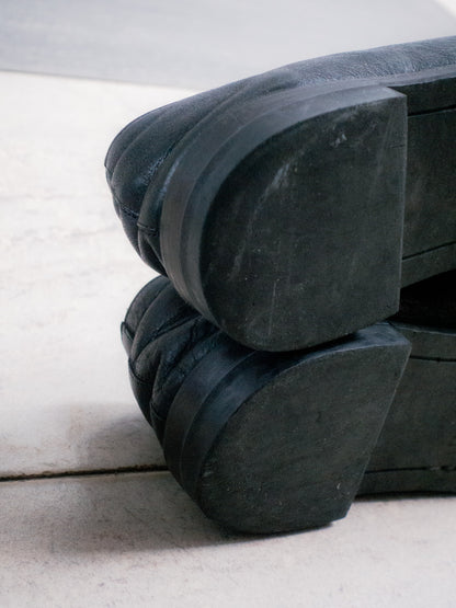 "BISHOOL" Lapel Leather Shoes