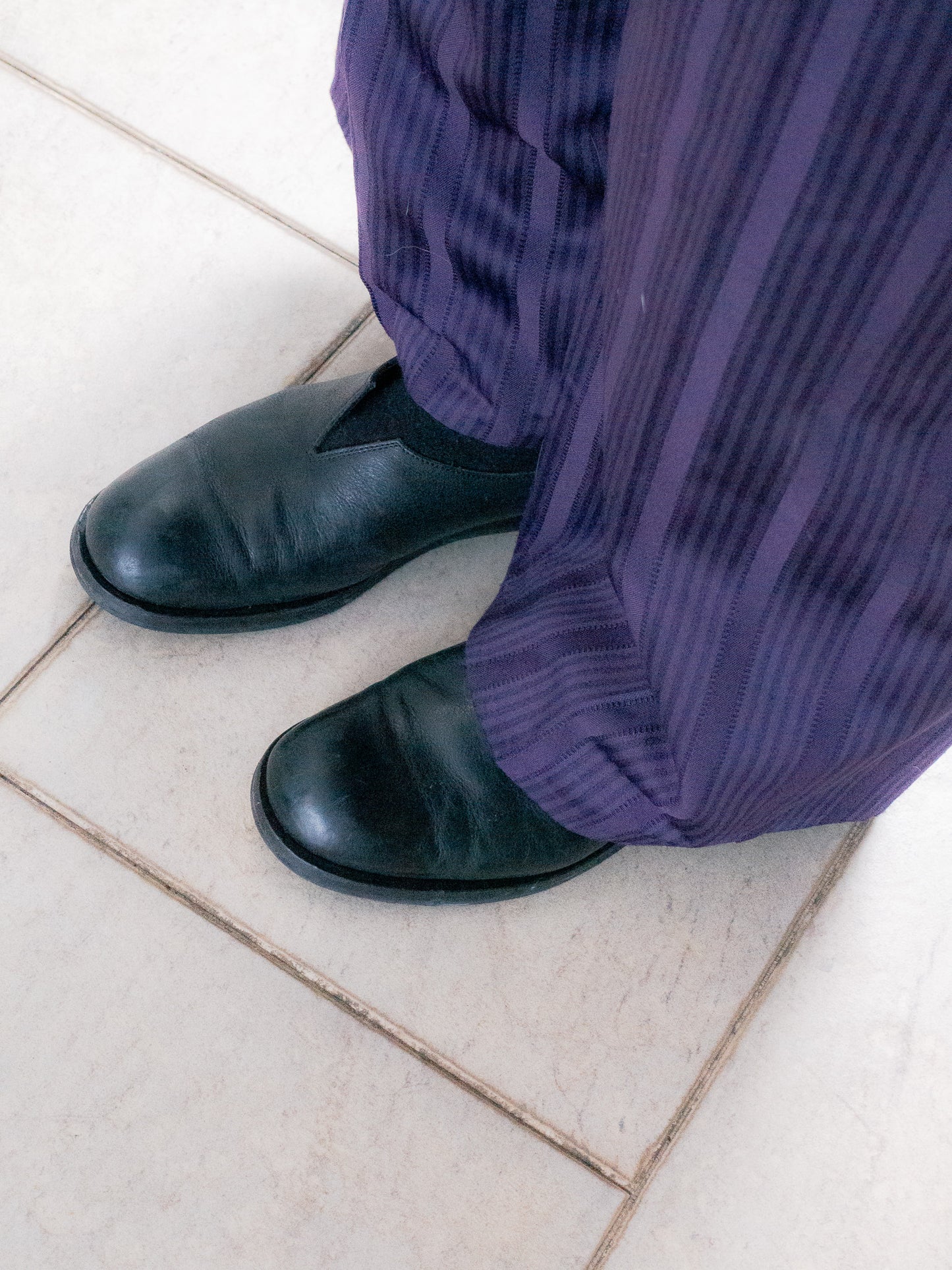 "BISHOOL" Lapel Leather Shoes